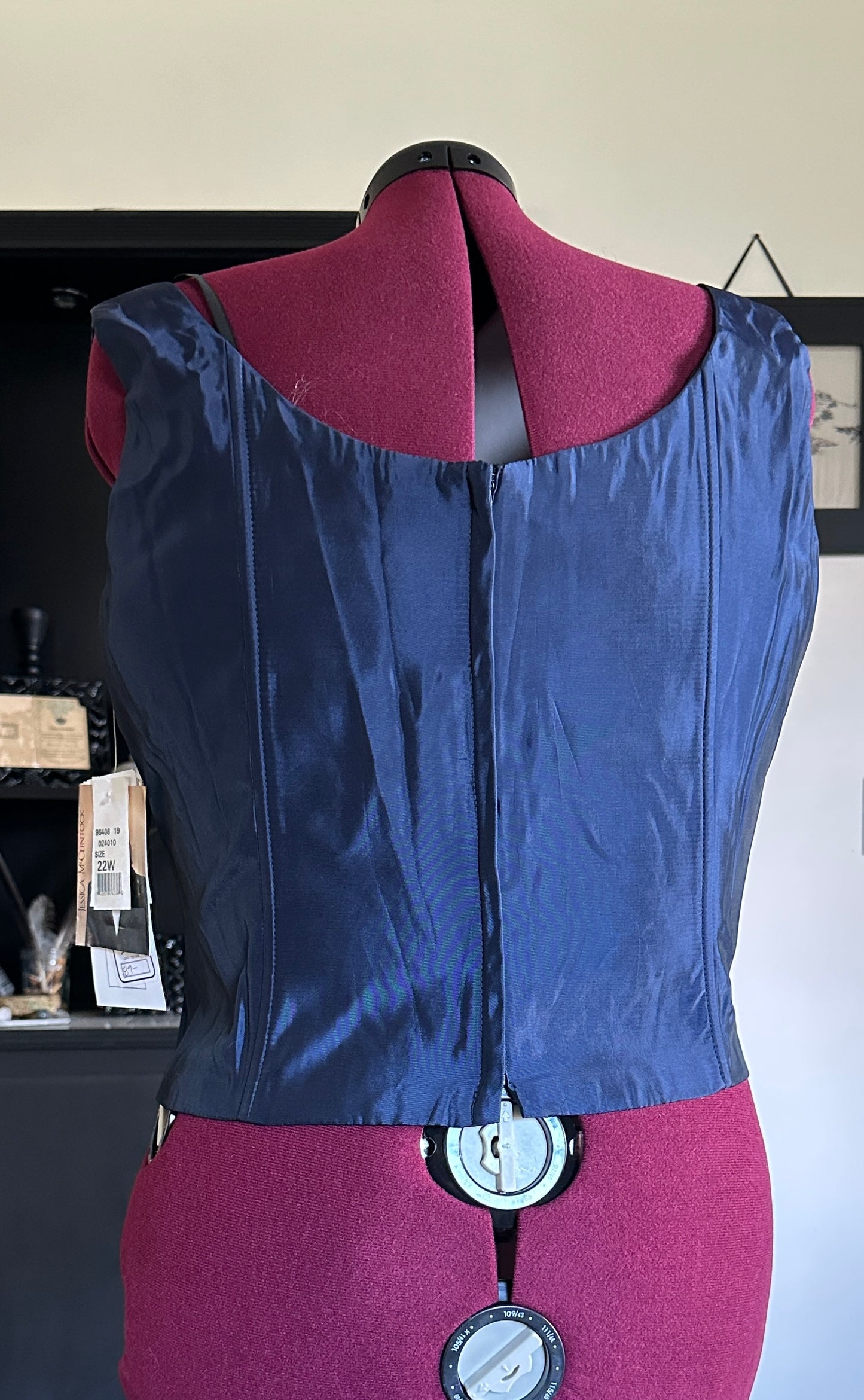 Vintage Scott McClintock Bodice Top SZ 22