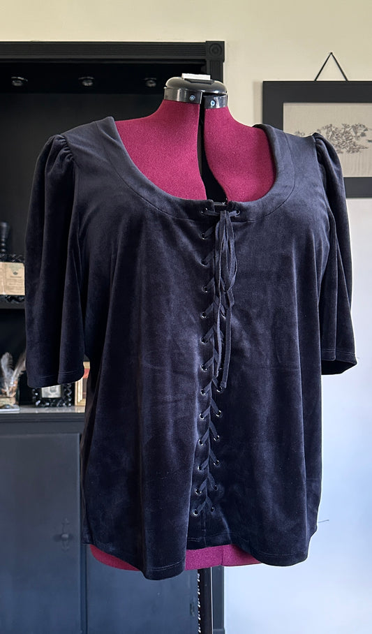 Betsey Johnson Velvet Top 4X