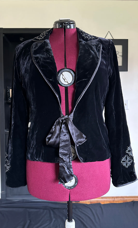 Velvet Victorian Revival Blazer SZ 12