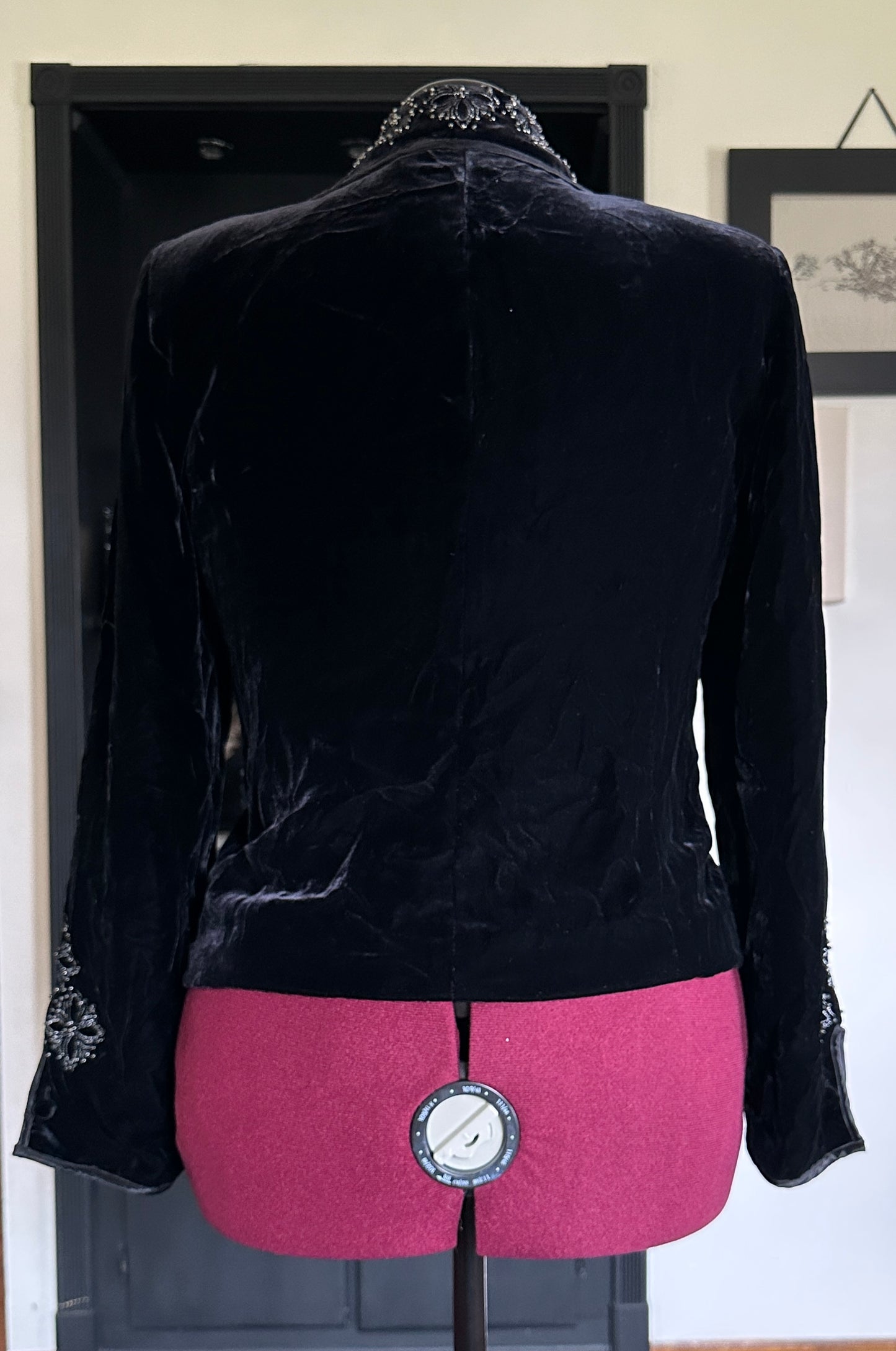 Velvet Victorian Revival Blazer SZ 12