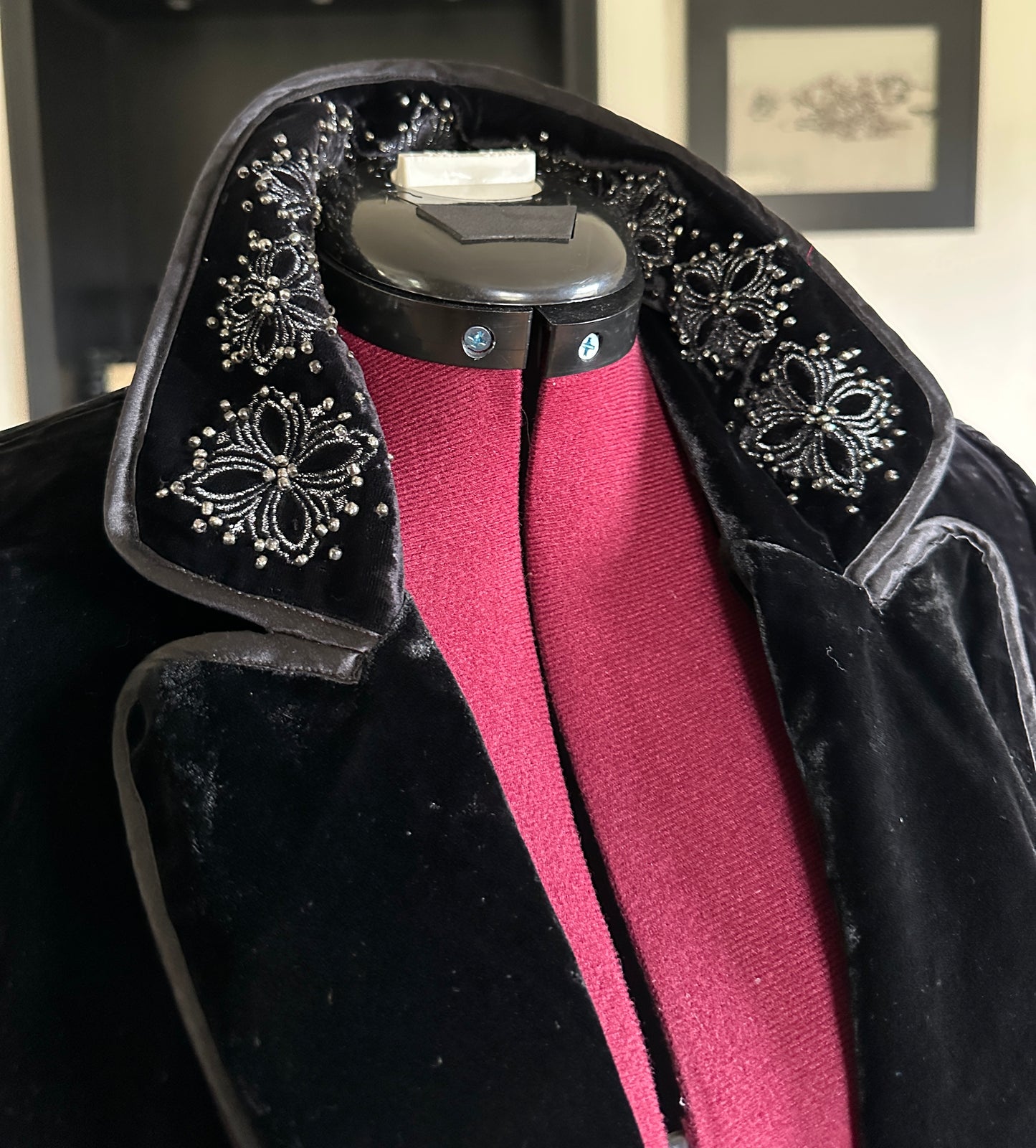 Velvet Victorian Revival Blazer SZ 12