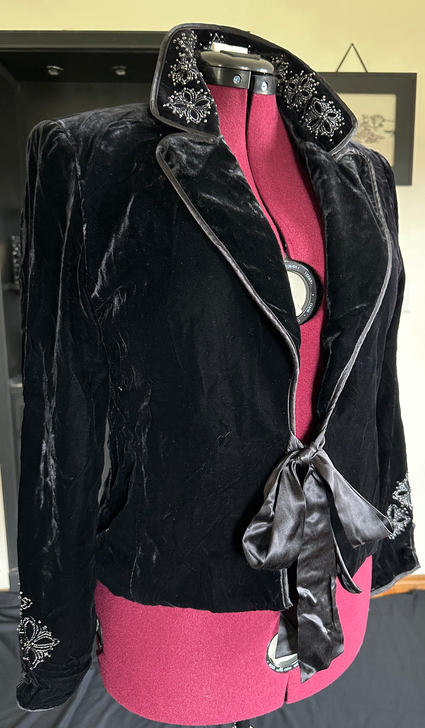 Velvet Victorian Revival Blazer SZ 12