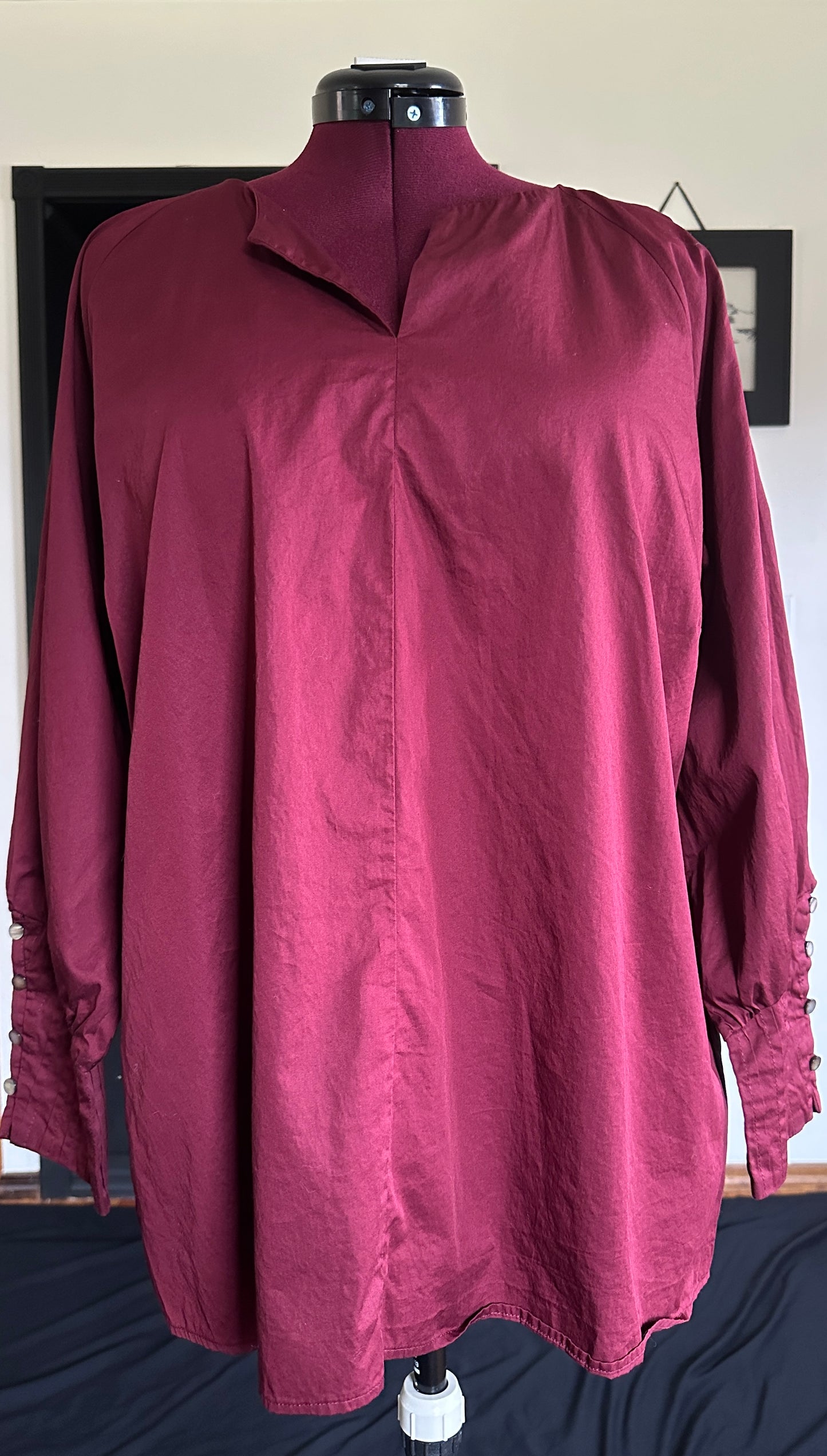 Harshman Cotton Poet Top 1X