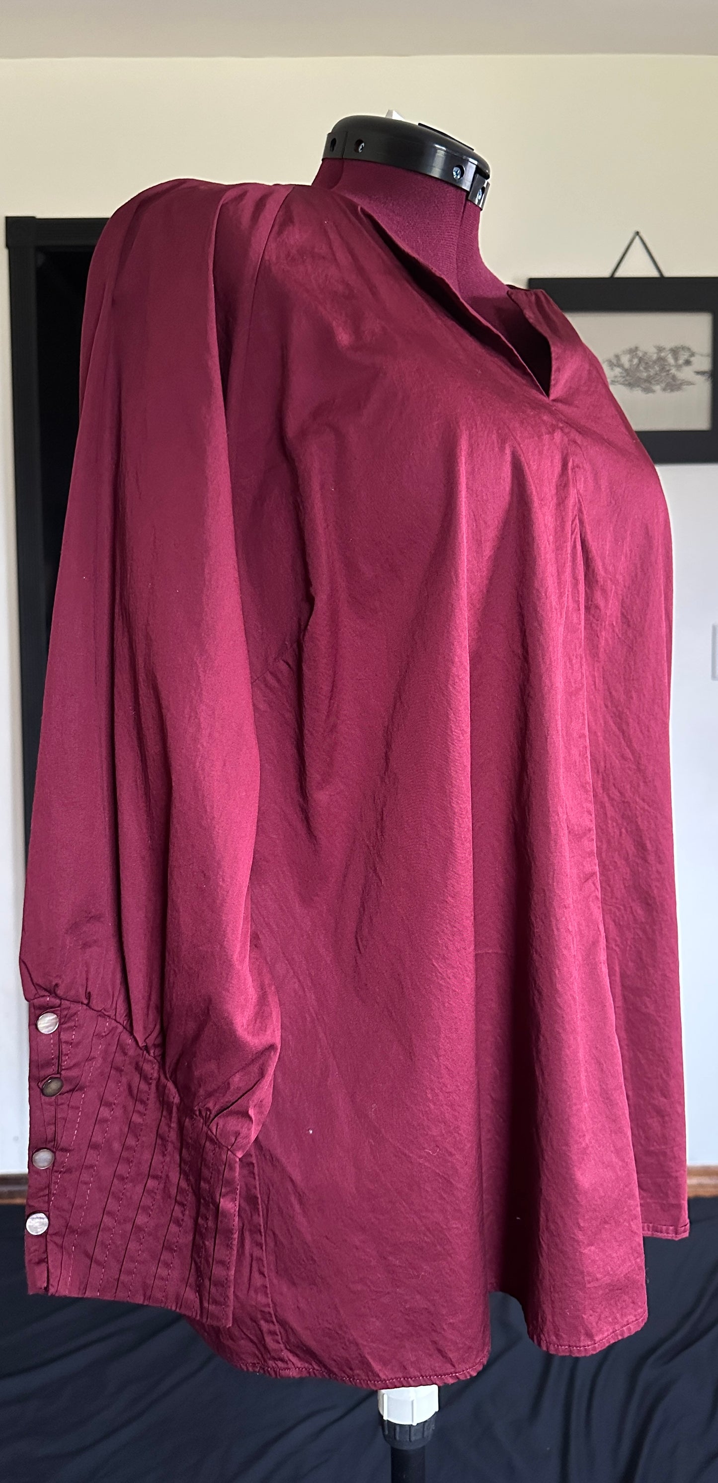 Harshman Cotton Poet Top 1X