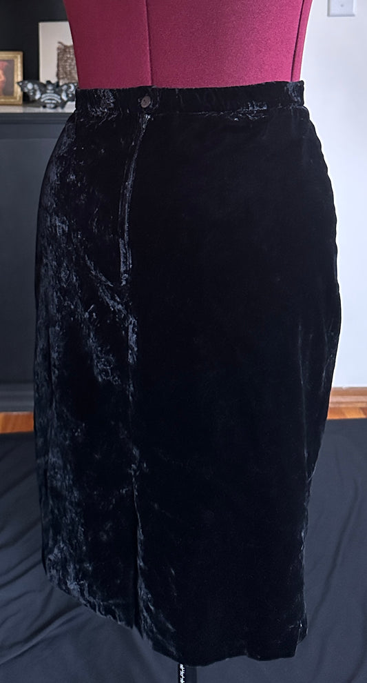 Vintage Velvet Scott McClintock Skirt SZ 12