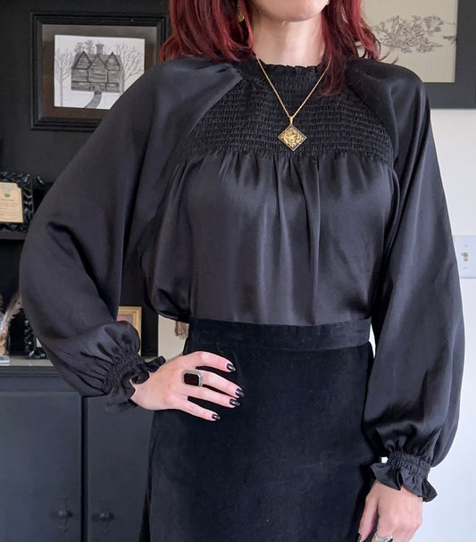 Nanette Lepore Smocked Top L-XL