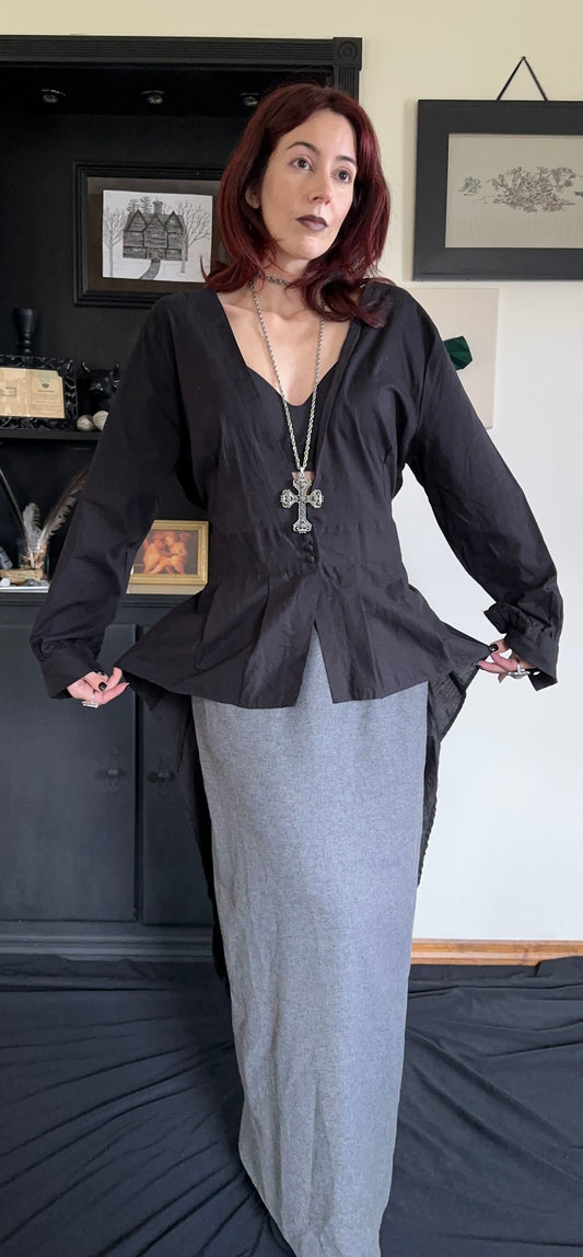 Vintage Cotton Edwardian Style Top 2X