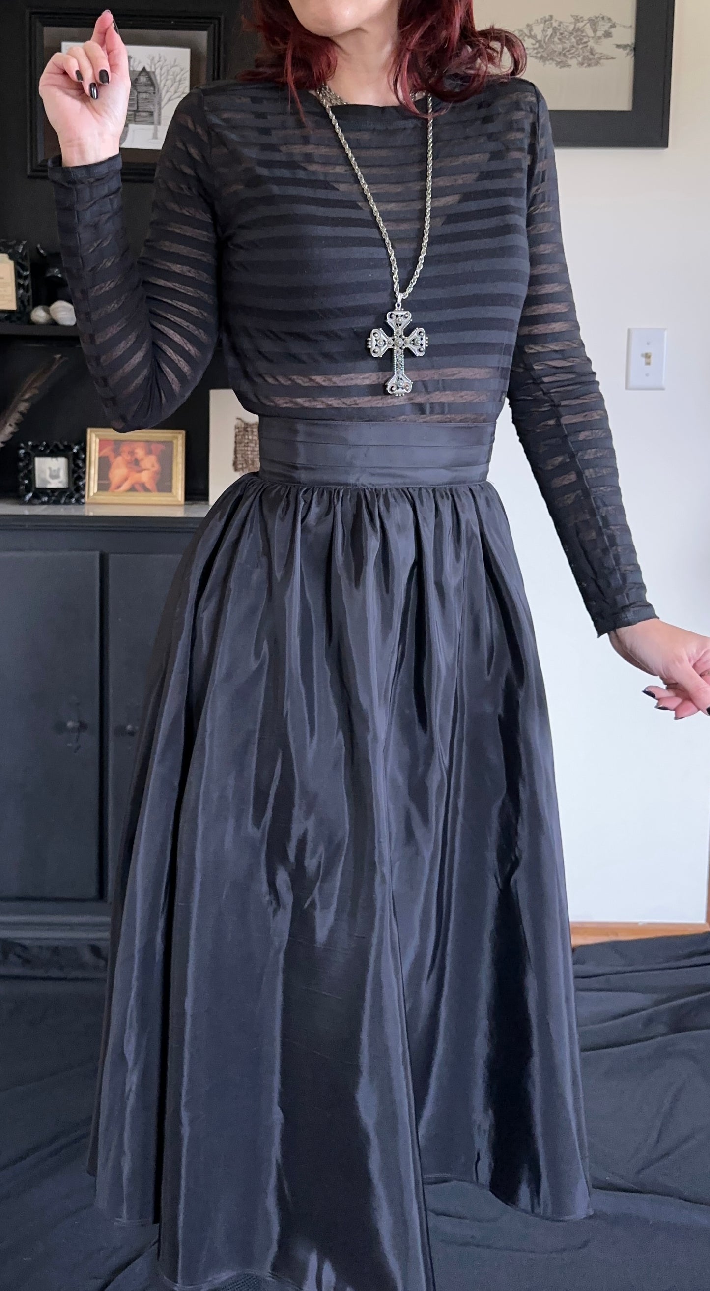 Jessica's Gunnies Taffeta Skirt SZ 9