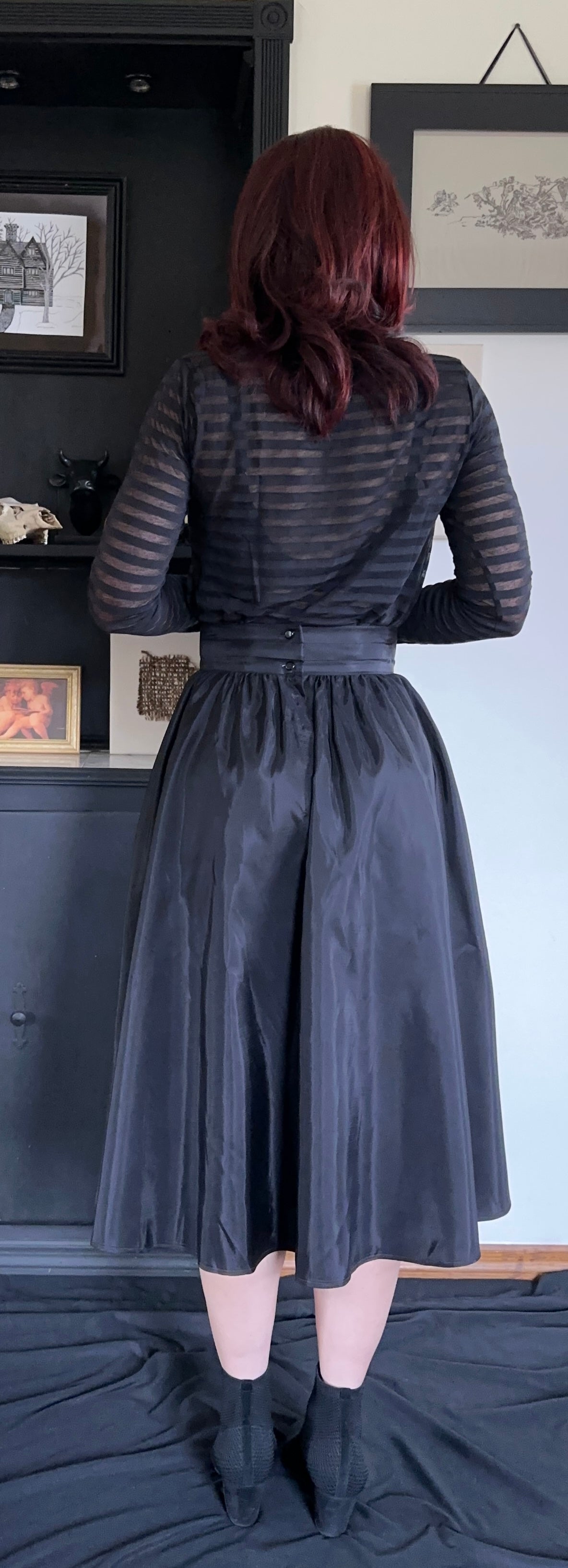 Jessica's Gunnies Taffeta Skirt SZ 9