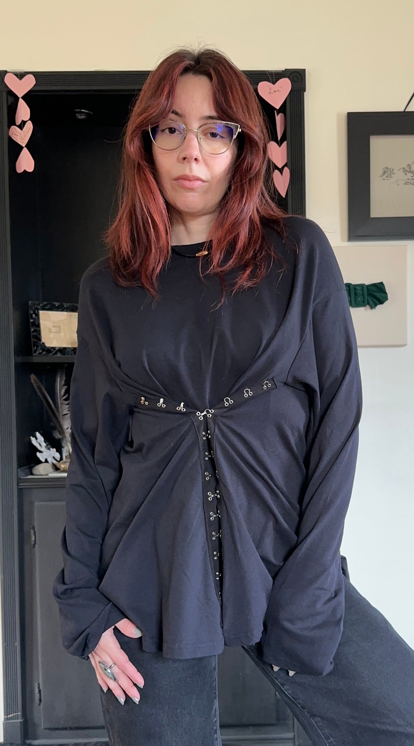 Cotton Hook & Eye Top L/XL