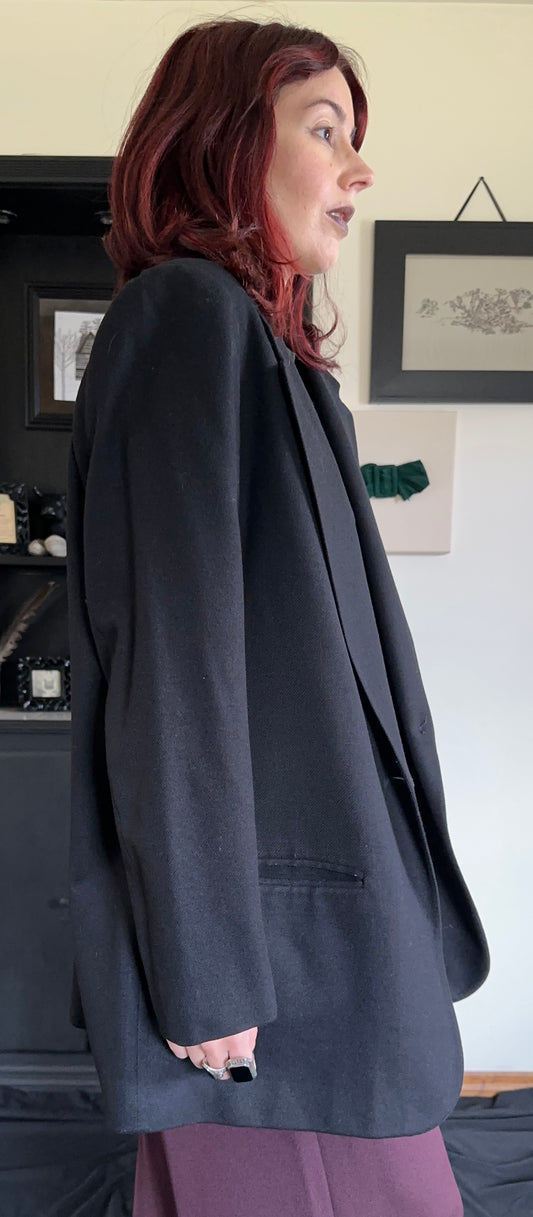 Vintage Wool Blazer SZ 18