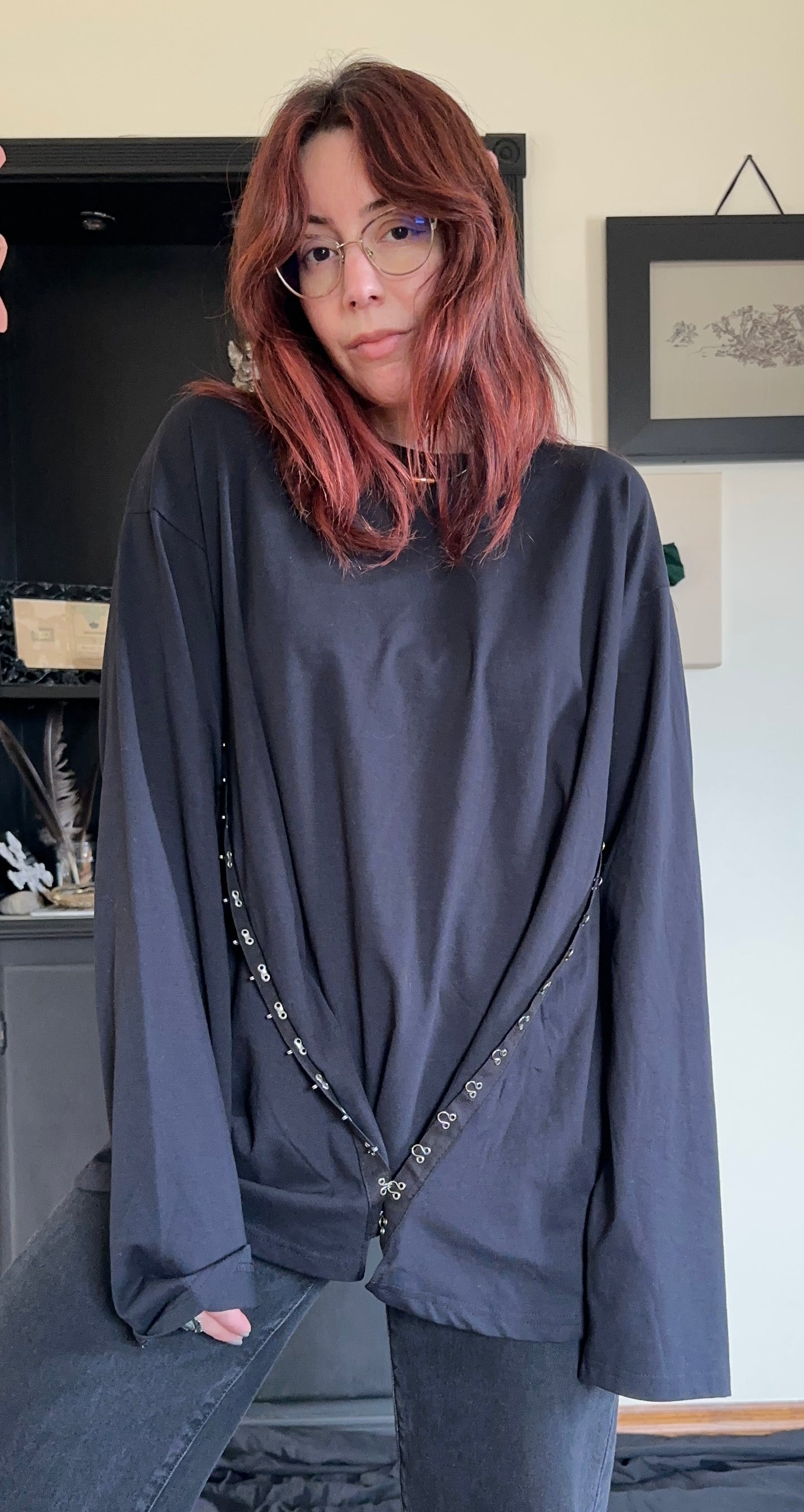 Cotton Hook & Eye Top L/XL