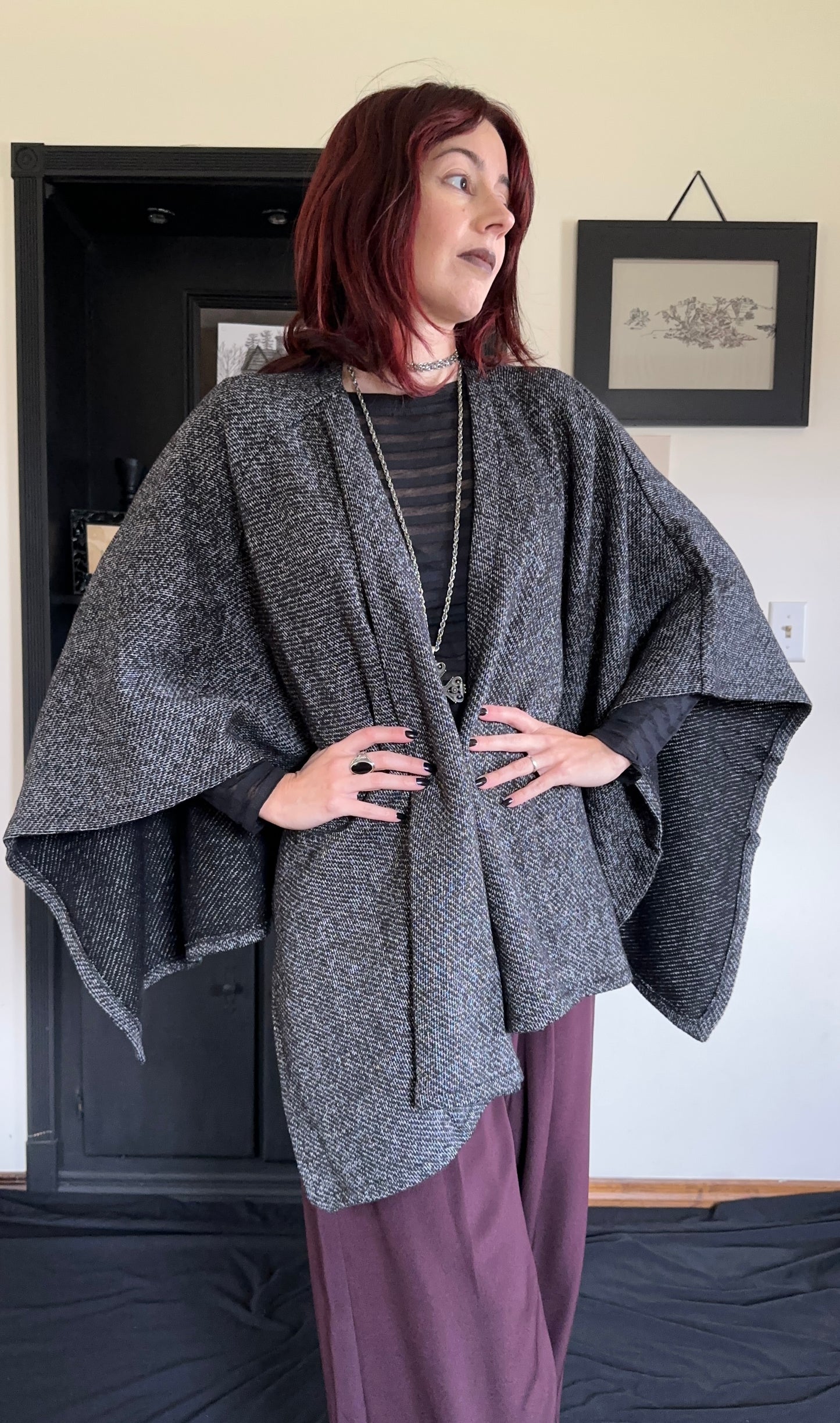 Eileen Fisher Cotton Serape XL