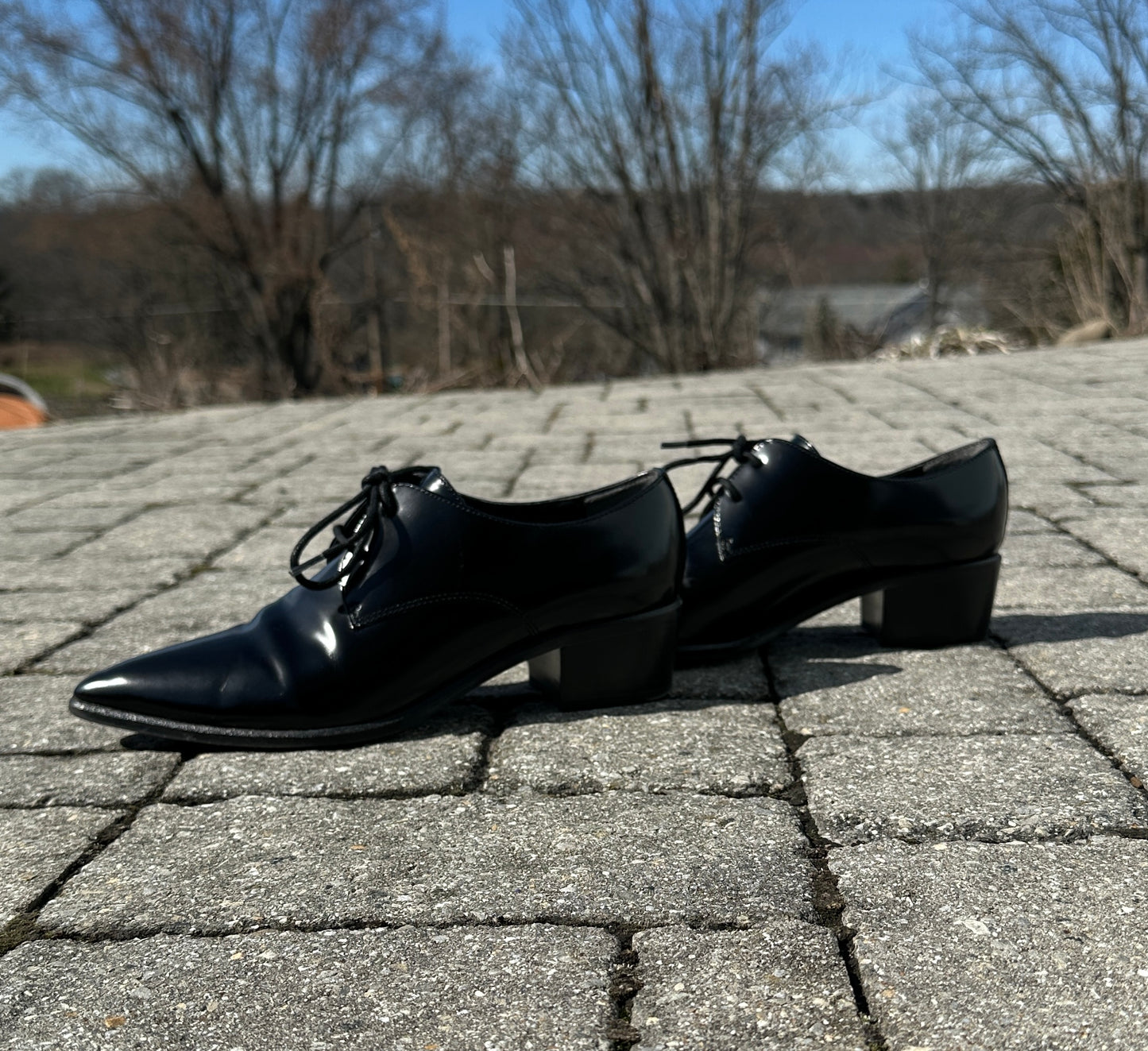Marc Fisher Pointed Toe Oxfords SZ 8