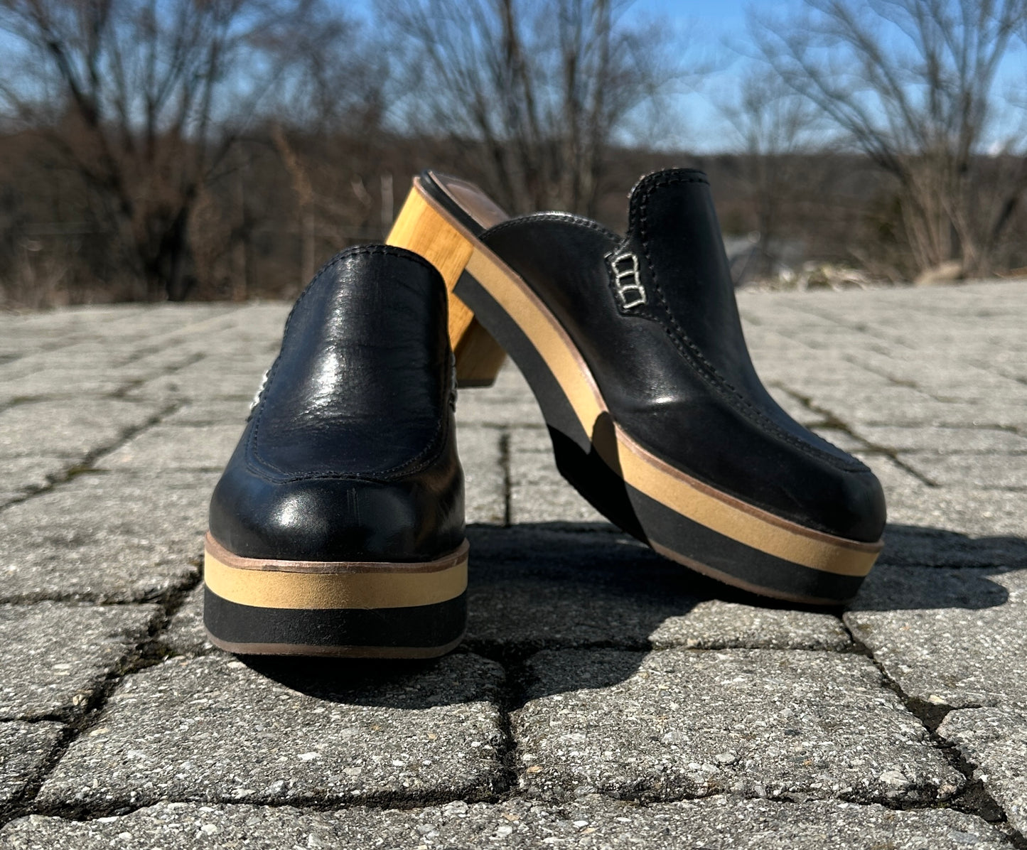 Leather Bernardo Clogs SZ 7.5