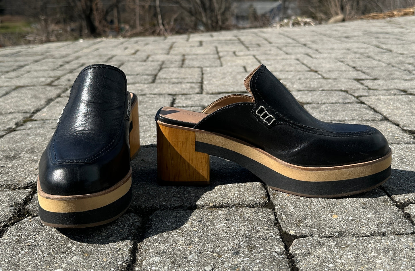 Leather Bernardo Clogs SZ 7.5