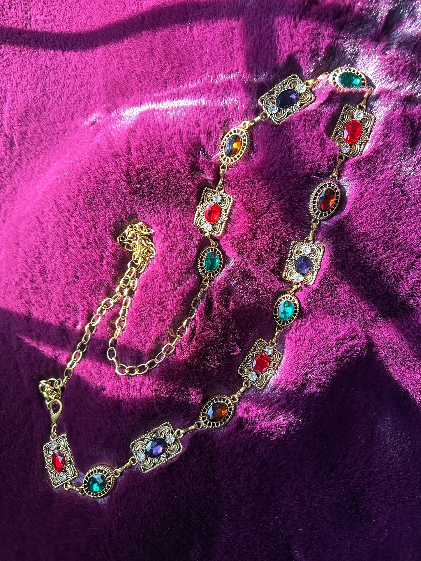 Jeweled Chain Belt XS - XL
