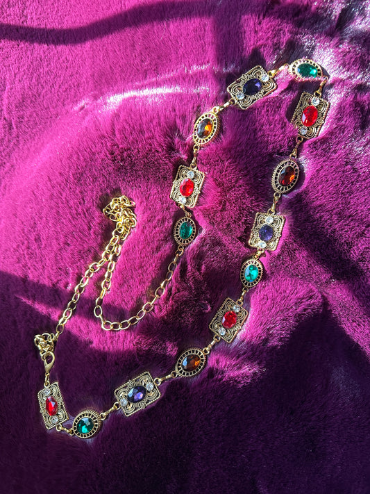 Jeweled Chain Belt XS - XL