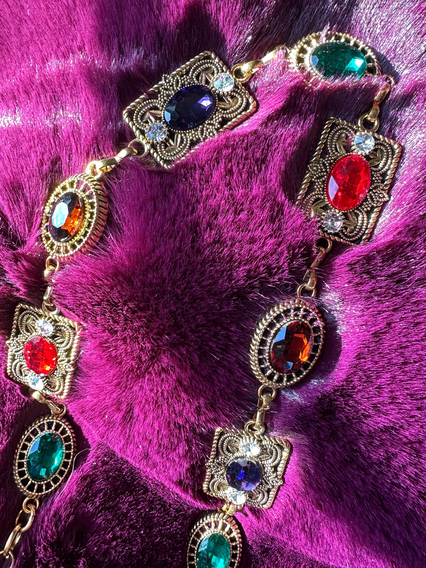 Jeweled Chain Belt XS - XL