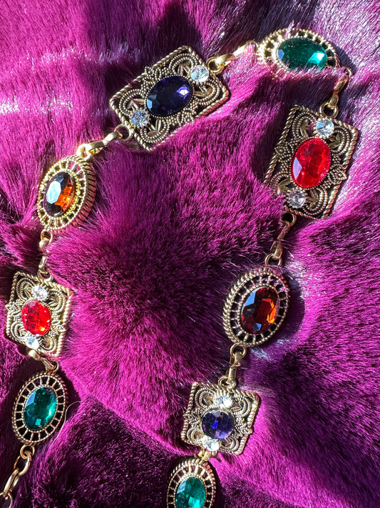 Jeweled Chain Belt XS - XL