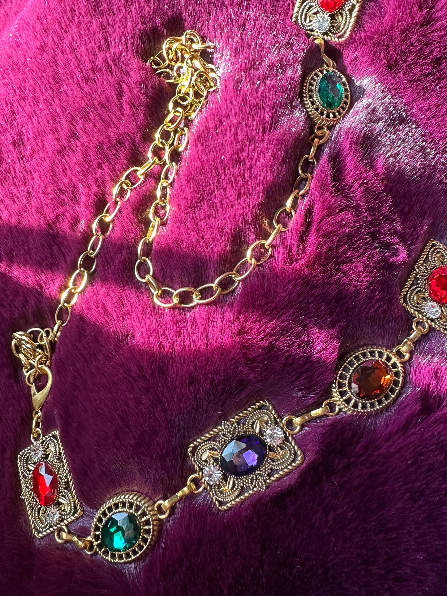 Jeweled Chain Belt XS - XL