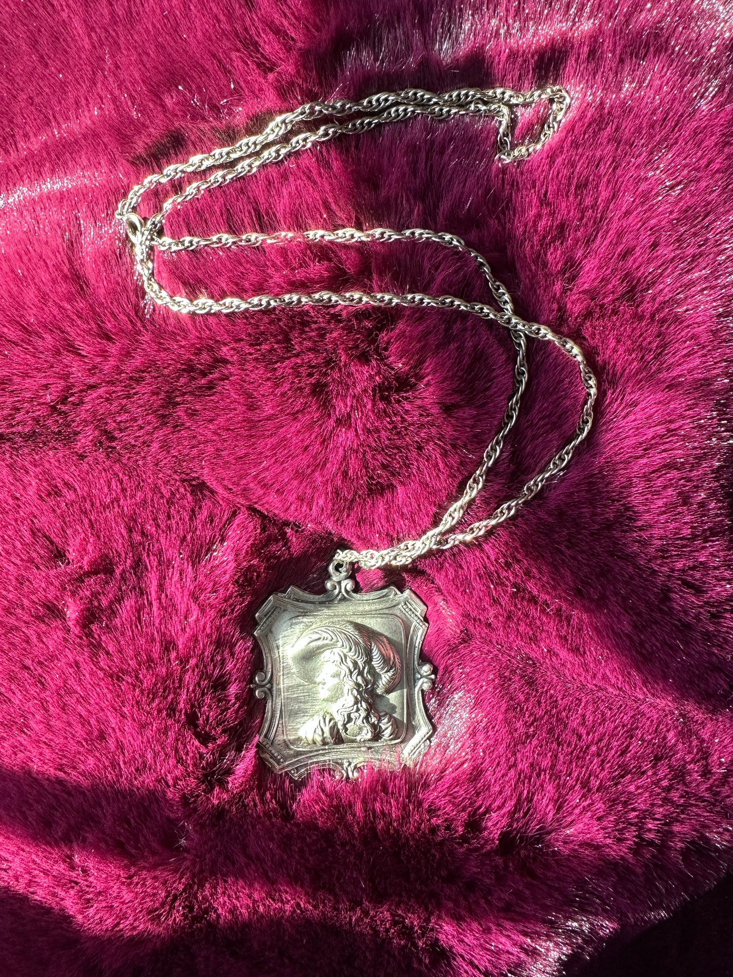 Cameo Medallion Necklace