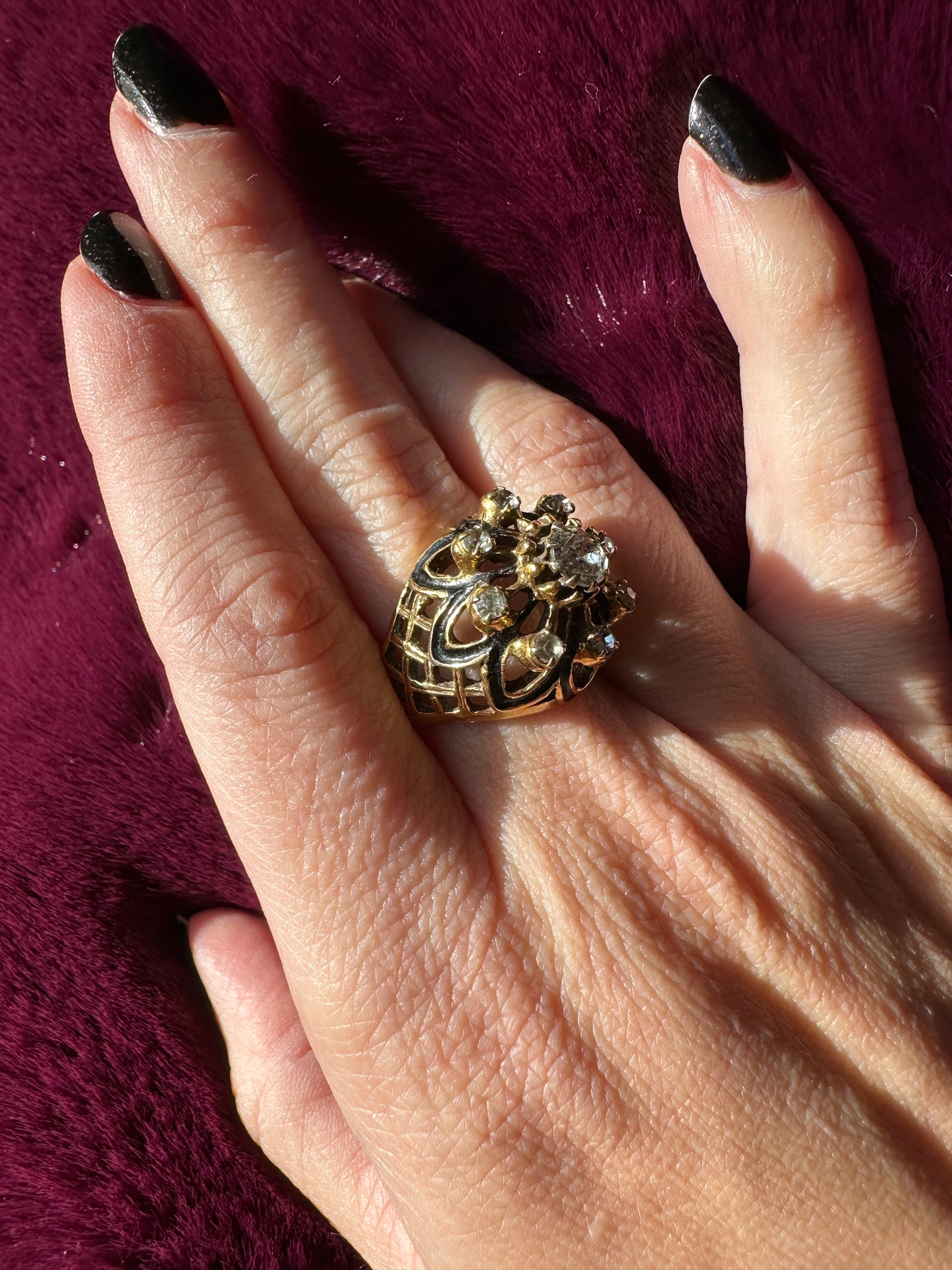 1950s Cocktail Ring 7