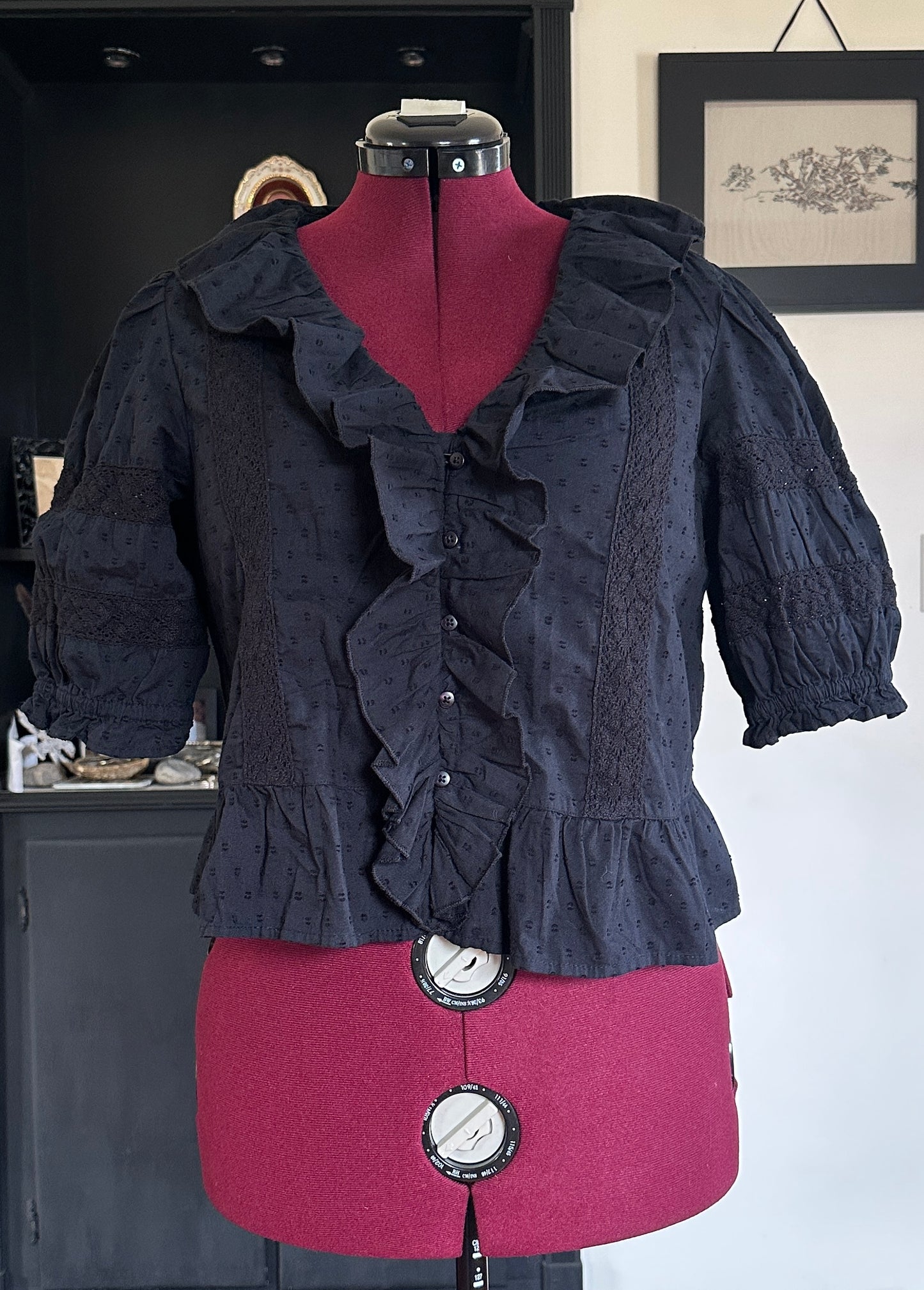 Romantic Goth Cotton Top L