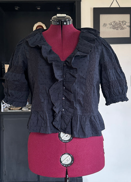 Romantic Goth Cotton Top L