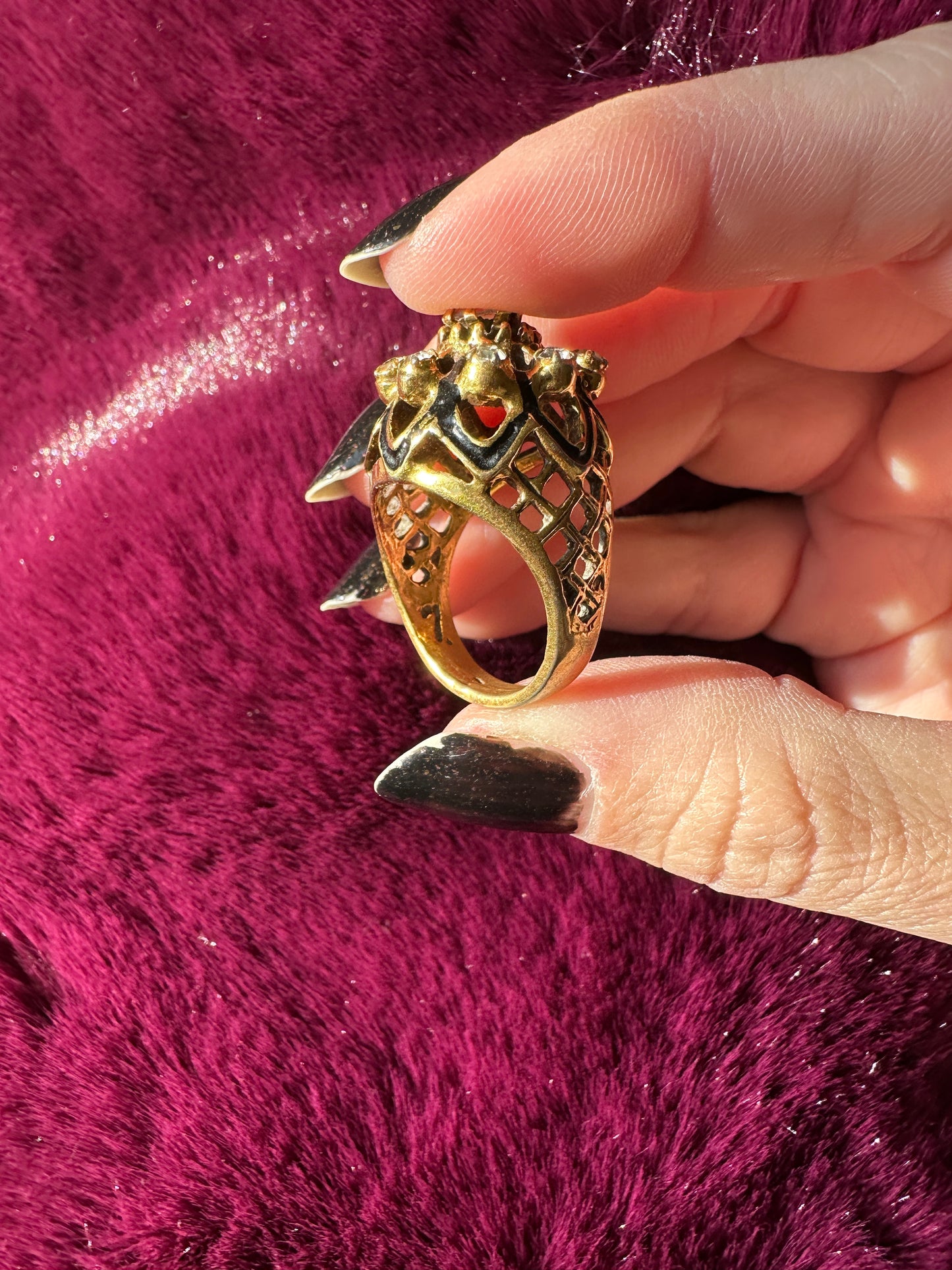 1950s Cocktail Ring 7