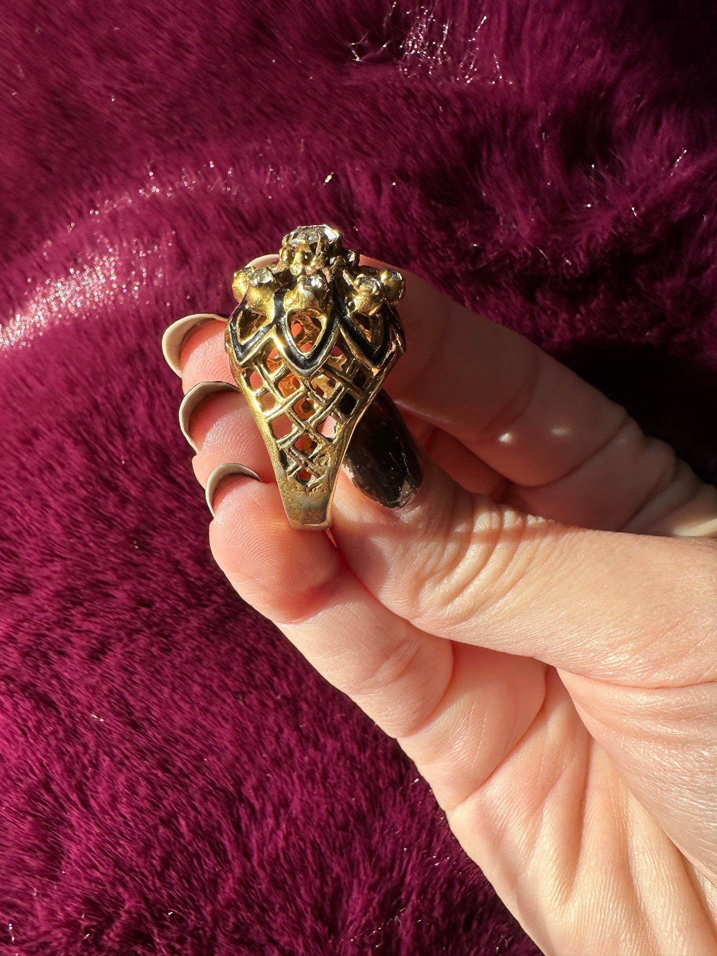 1950s Cocktail Ring 7