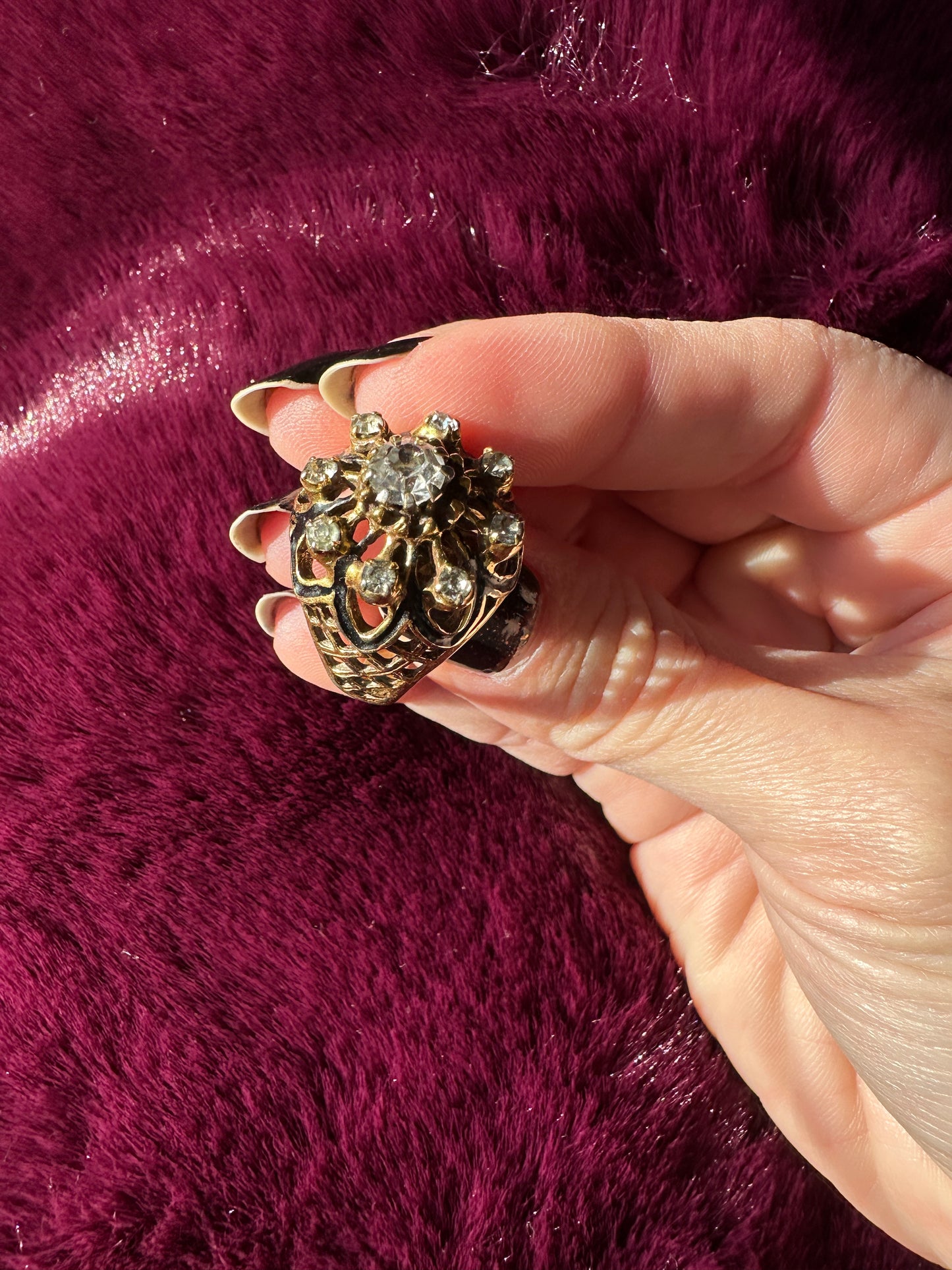 1950s Cocktail Ring 7