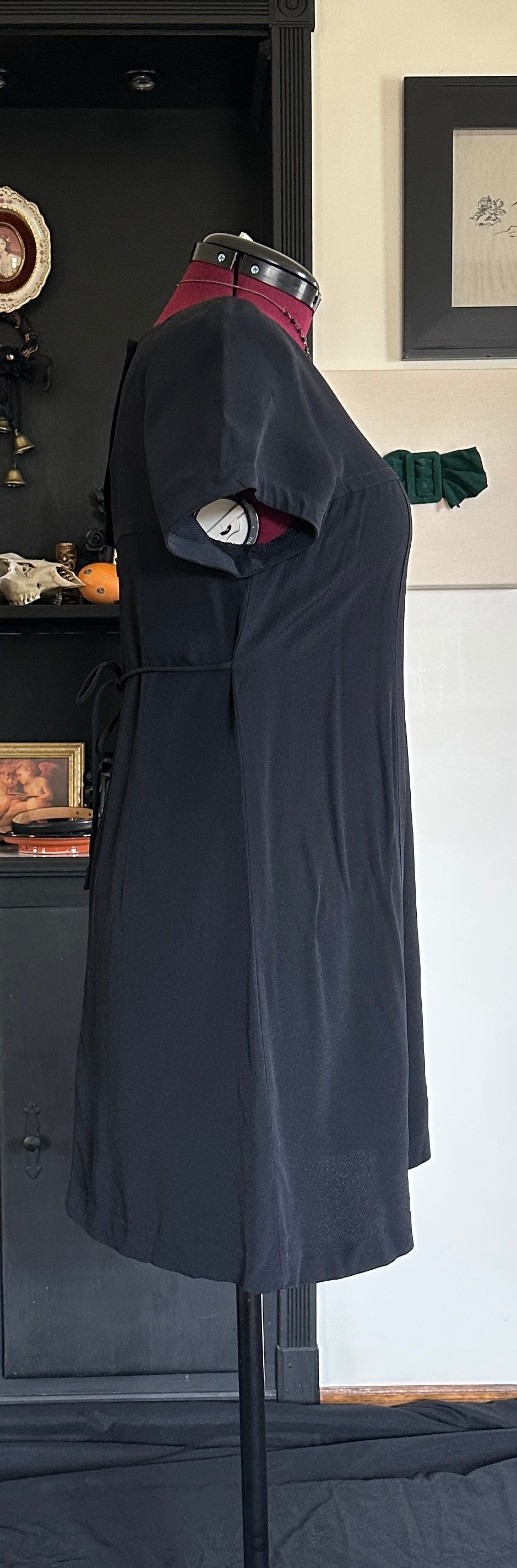 90s Square Neck Dress L