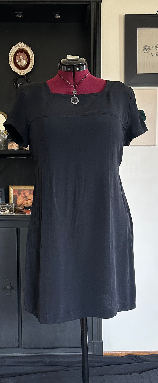 90s Square Neck Dress L