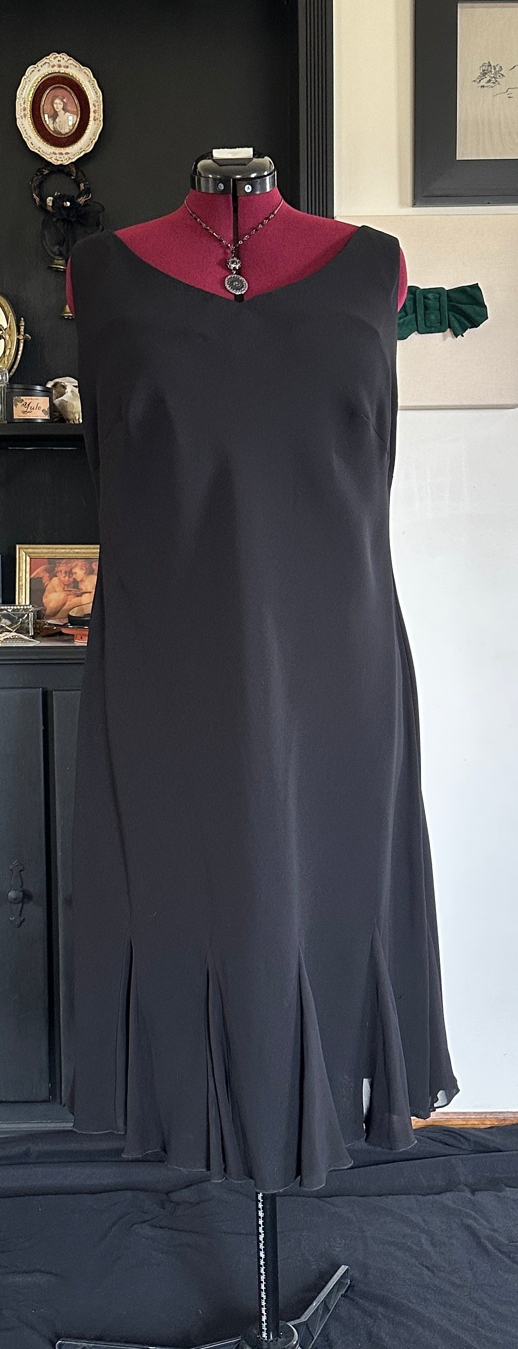 90s Soft Goth Party Dress SZ 18