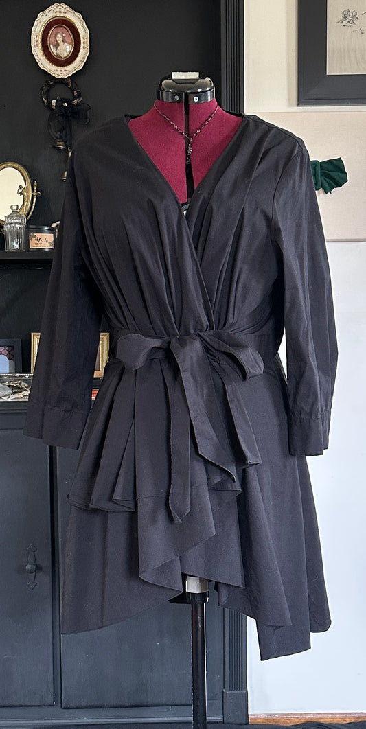 Eloquii Cotton Wrap Dress SZ 24