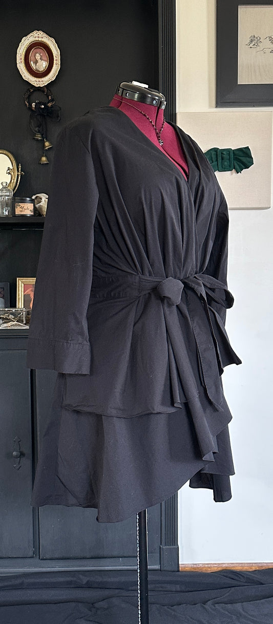 Eloquii Cotton Wrap Dress SZ 24
