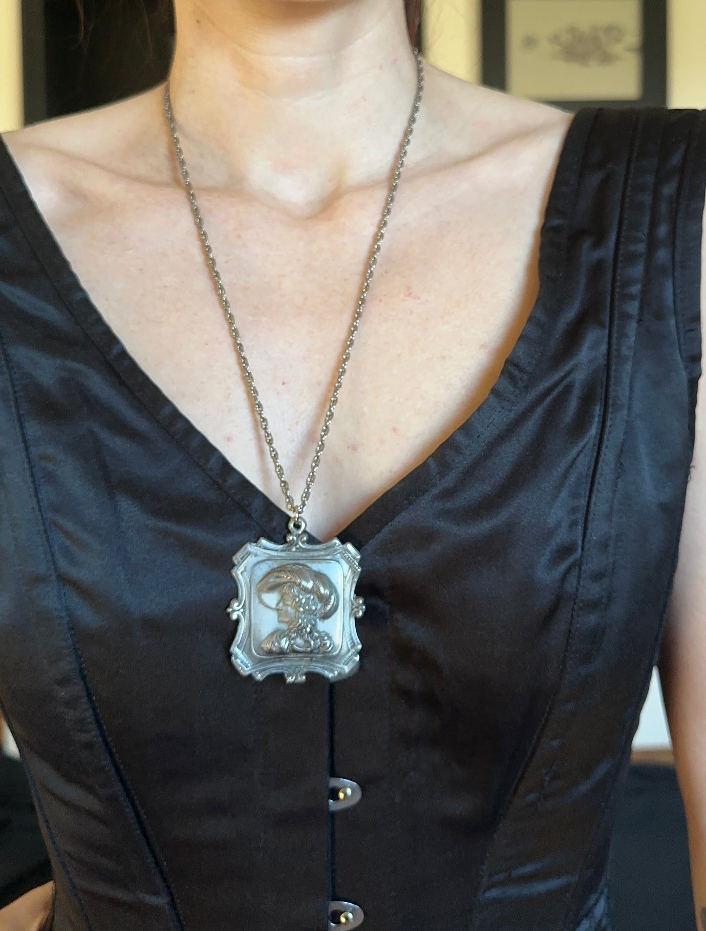 Cameo Medallion Necklace