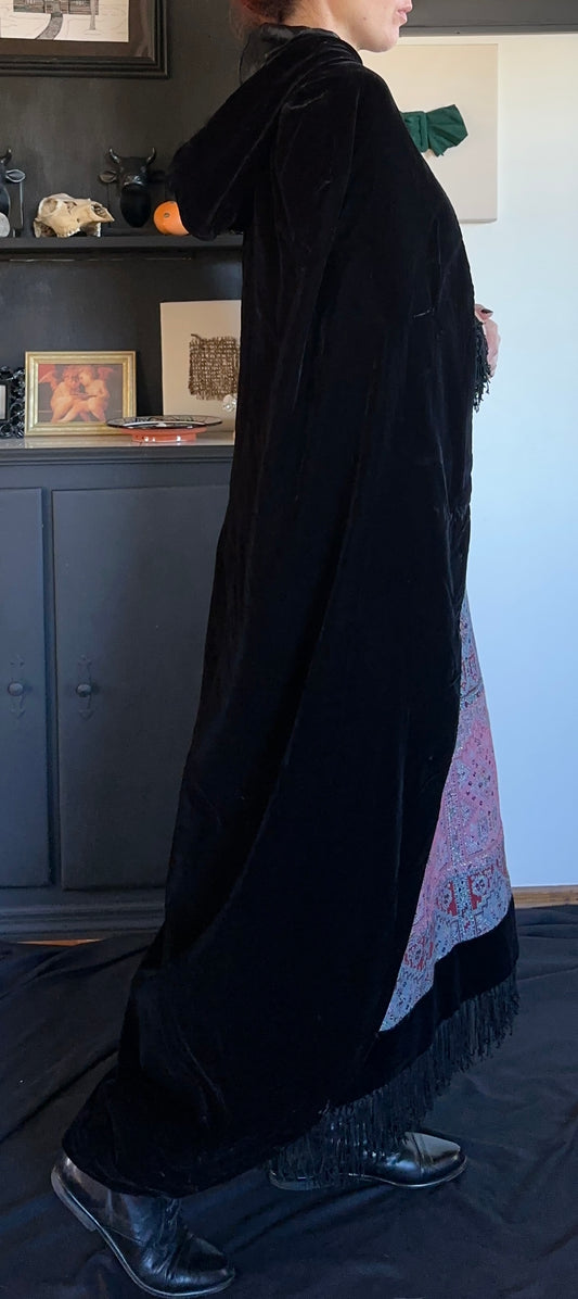 Jessica McClintock Velvet Cape O/S