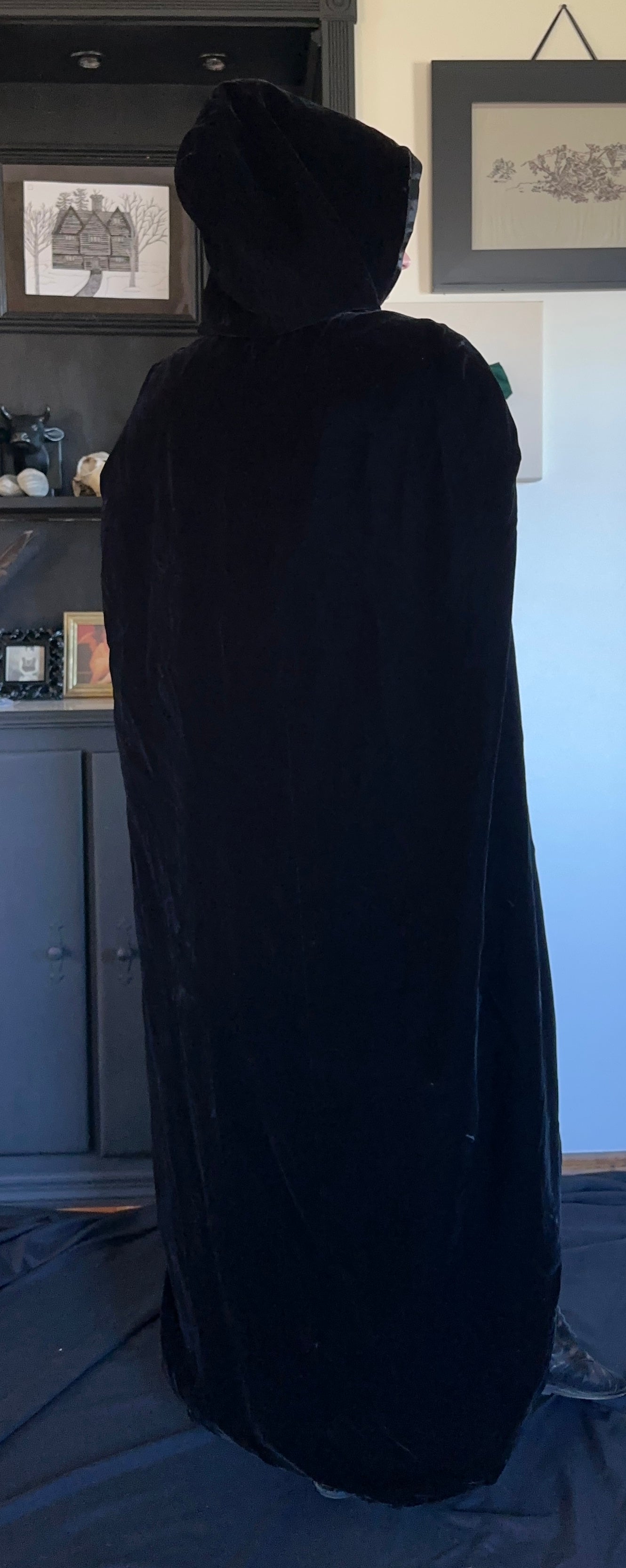 Jessica McClintock Velvet Cape O/S