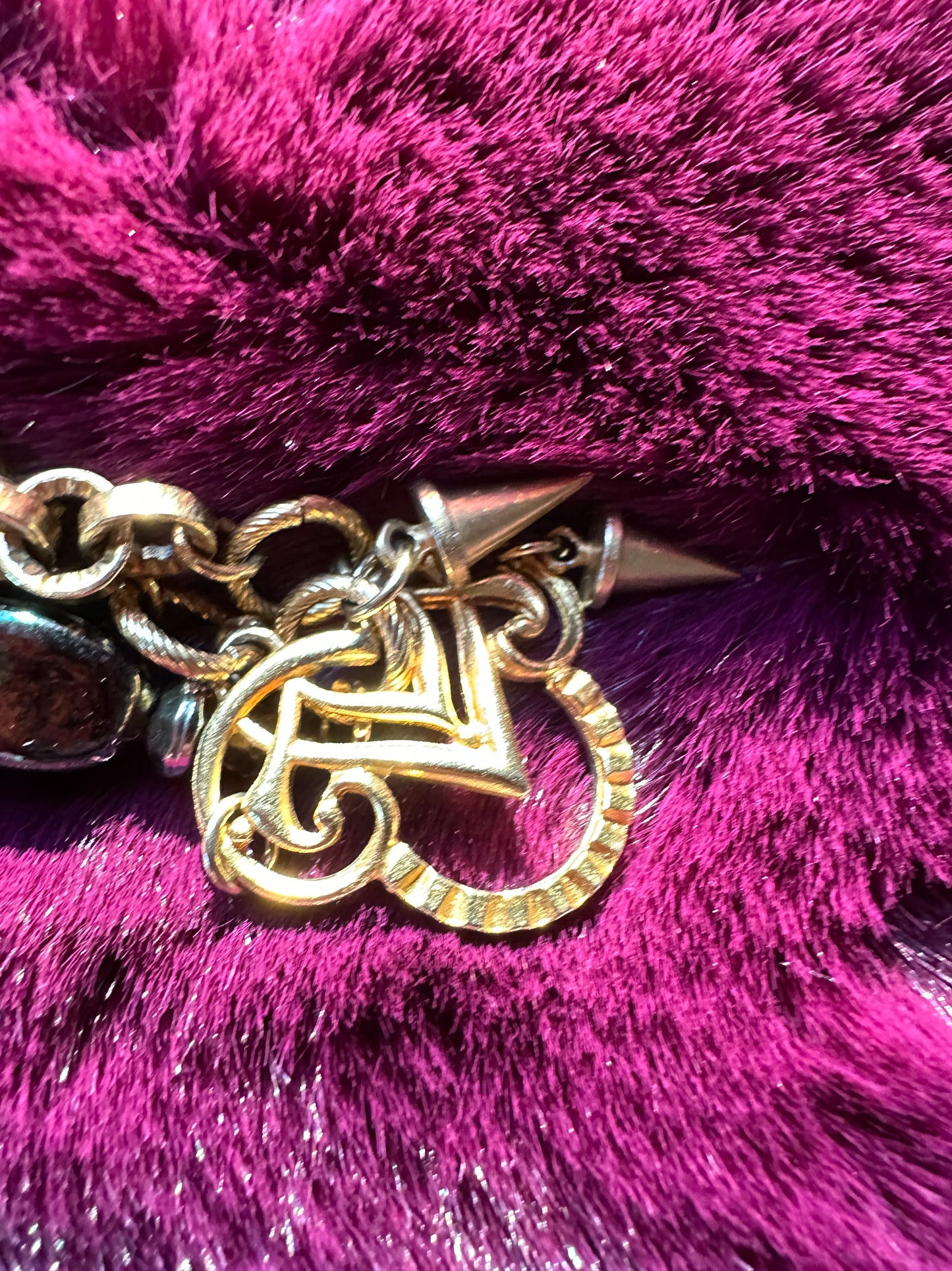 Chain And Bead Bracelet