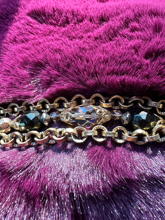 Chain And Bead Bracelet