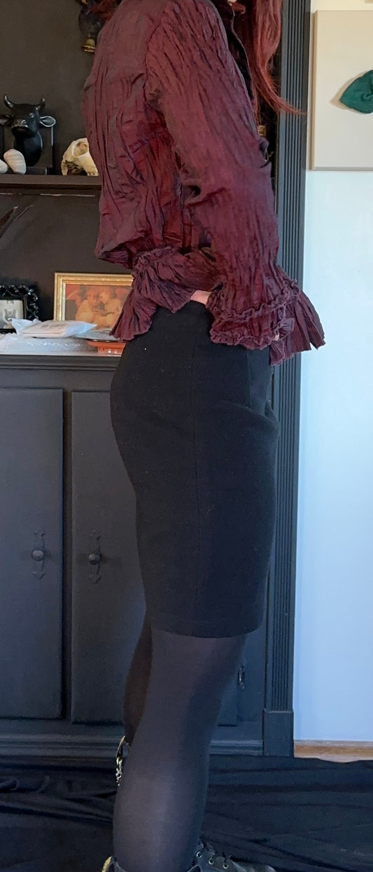 90s Wool And Cashmere Skirt S-M