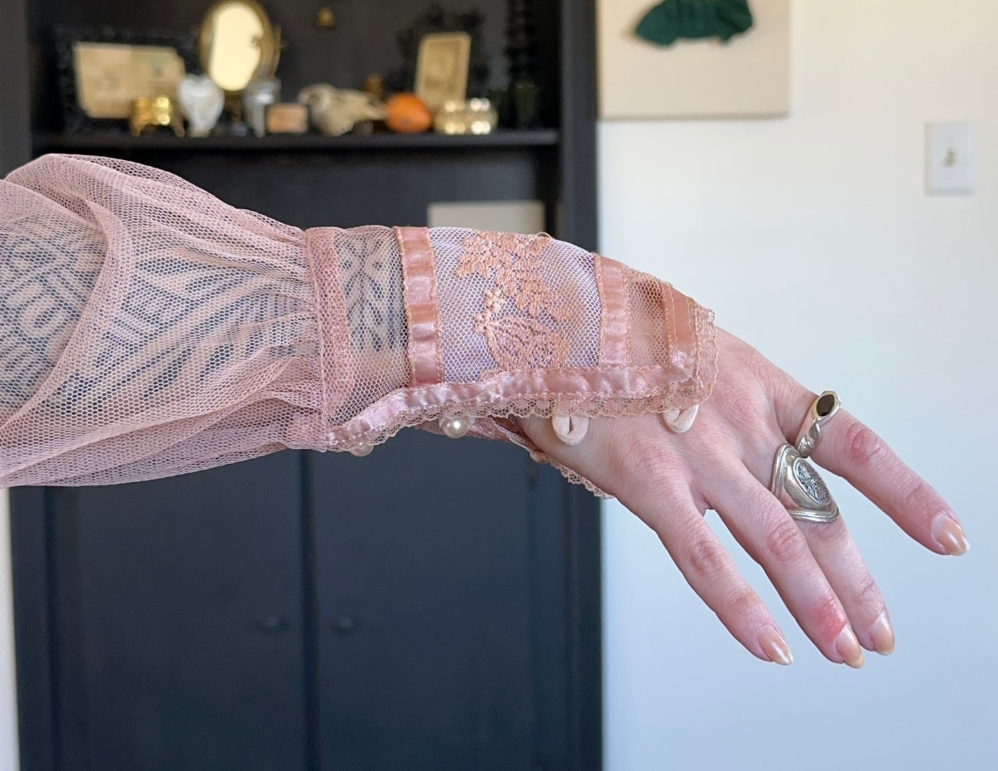 Mauve Gunne Sax Edwardian Dress