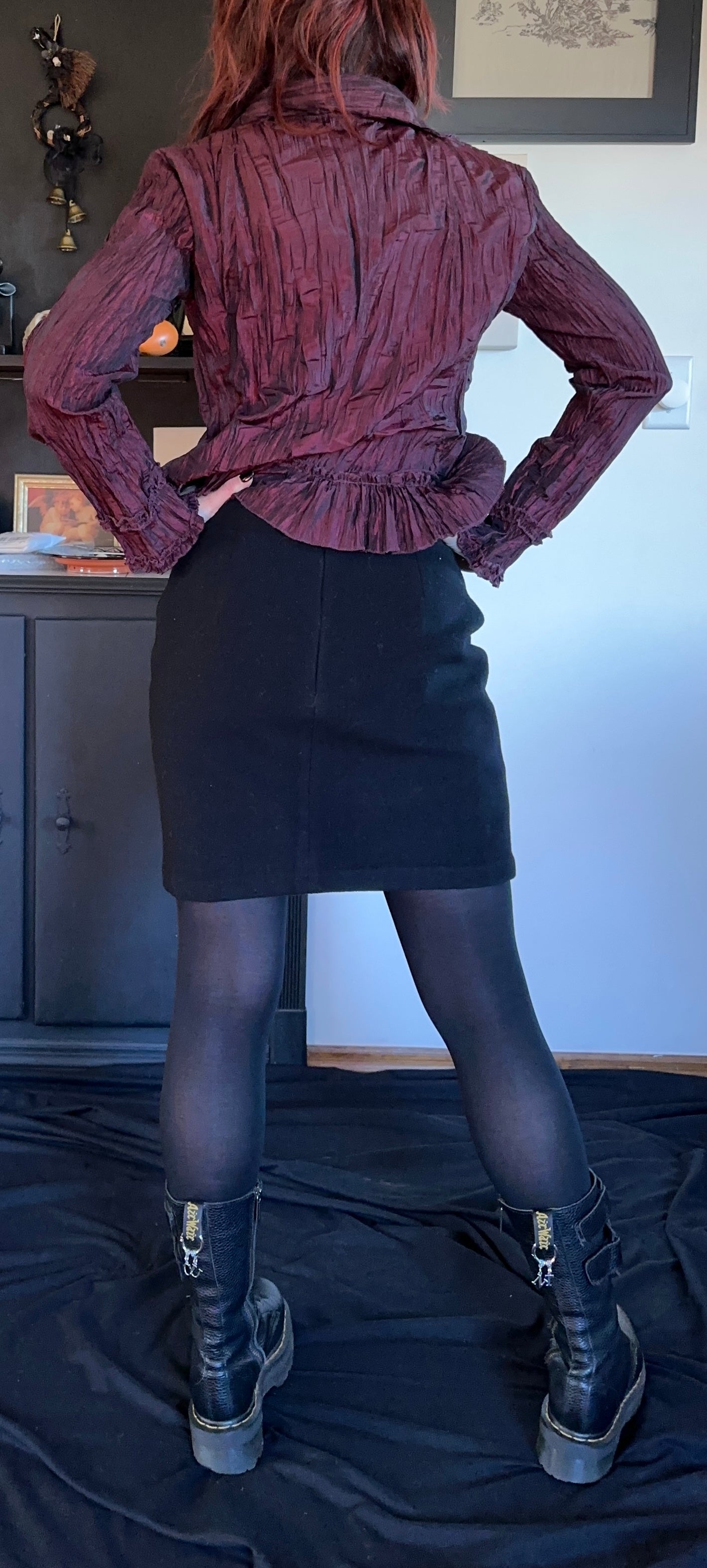 90s Wool And Cashmere Skirt S-M