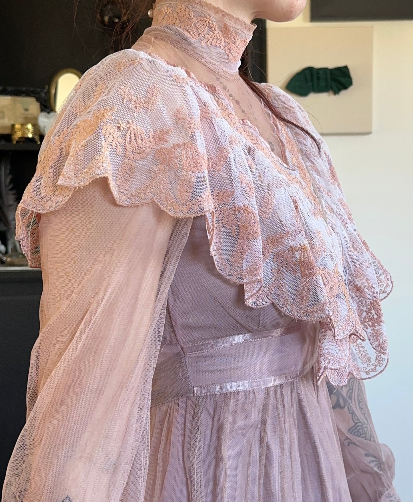 Mauve Gunne Sax Edwardian Dress