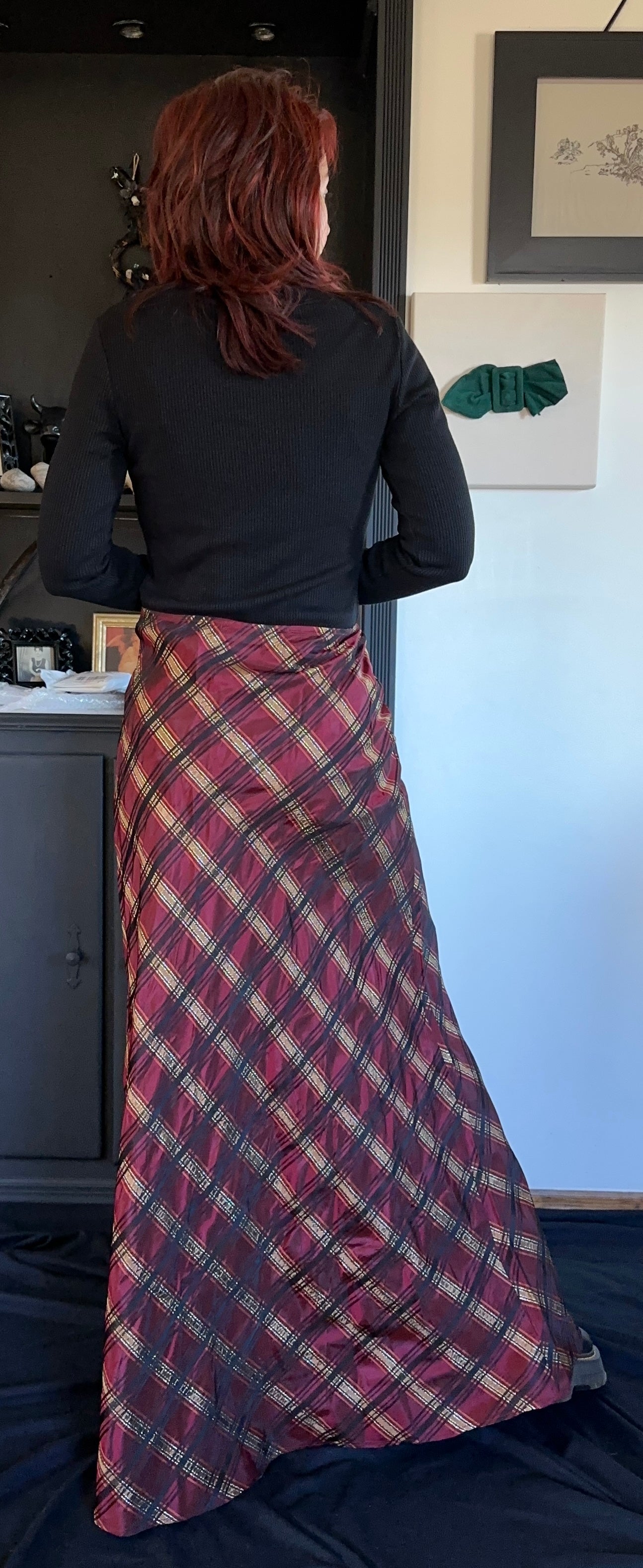 Vintage Plaid Skirt SZ 16