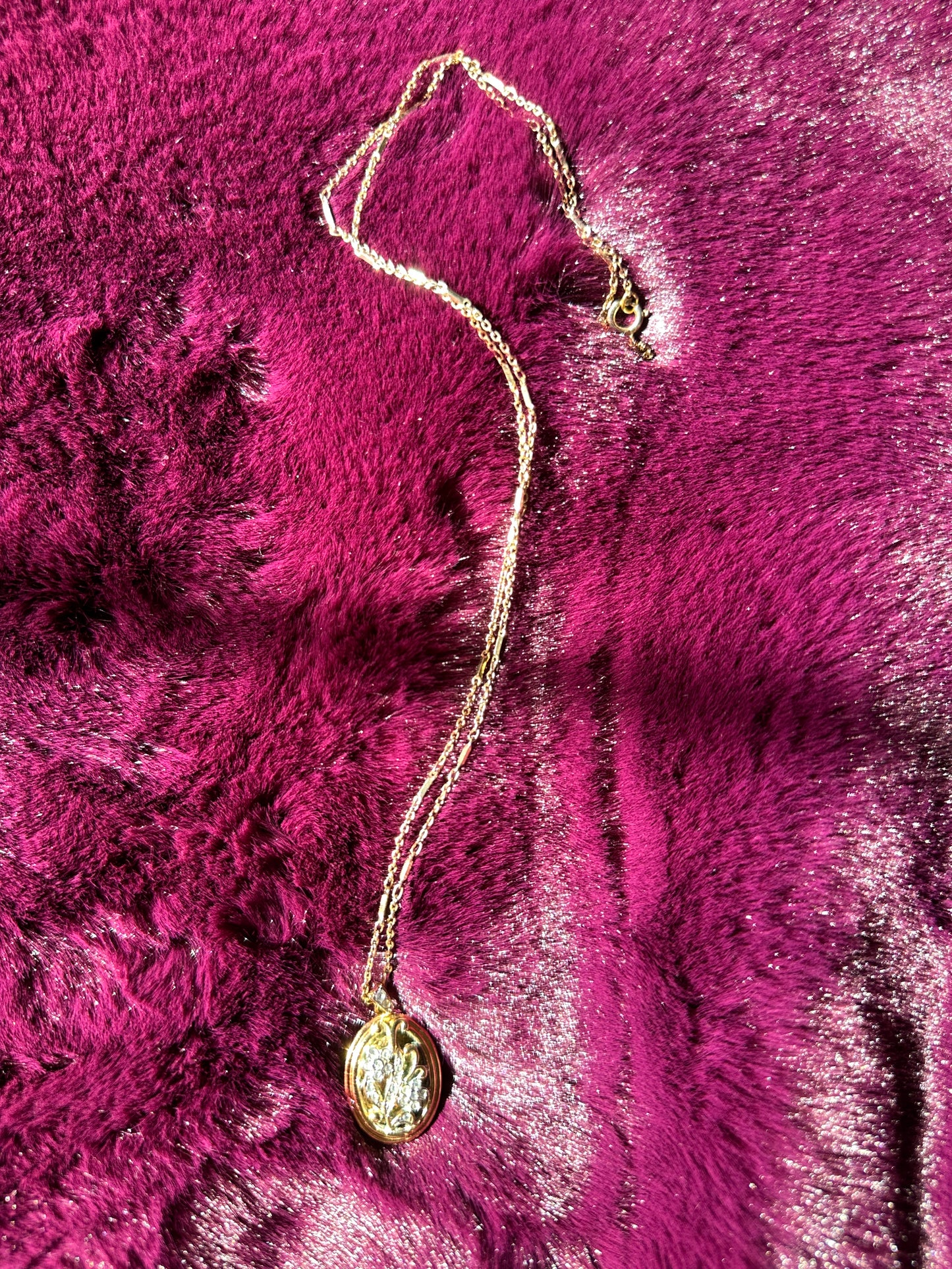 Vintage Floral Locket