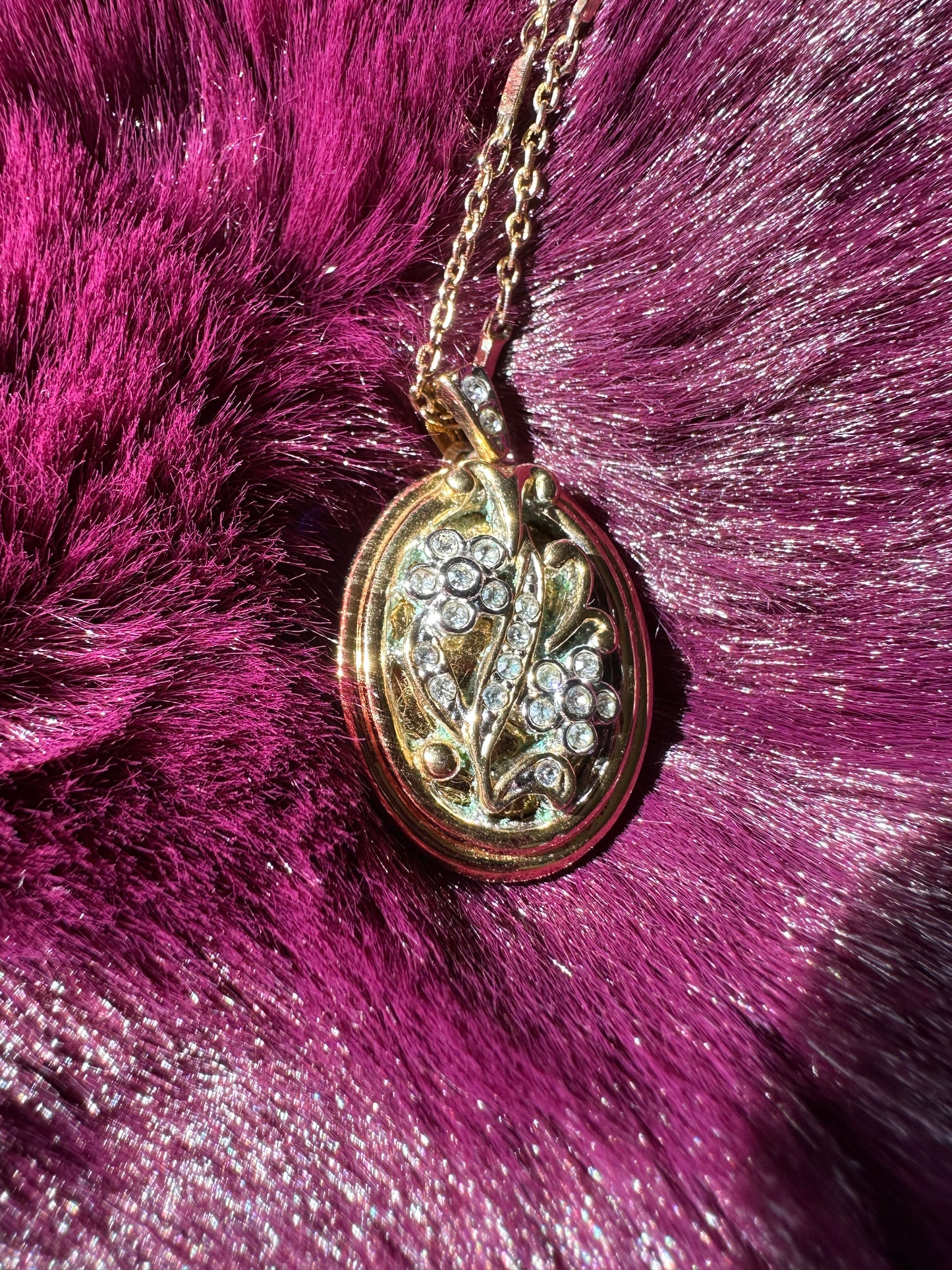 Vintage Floral Locket