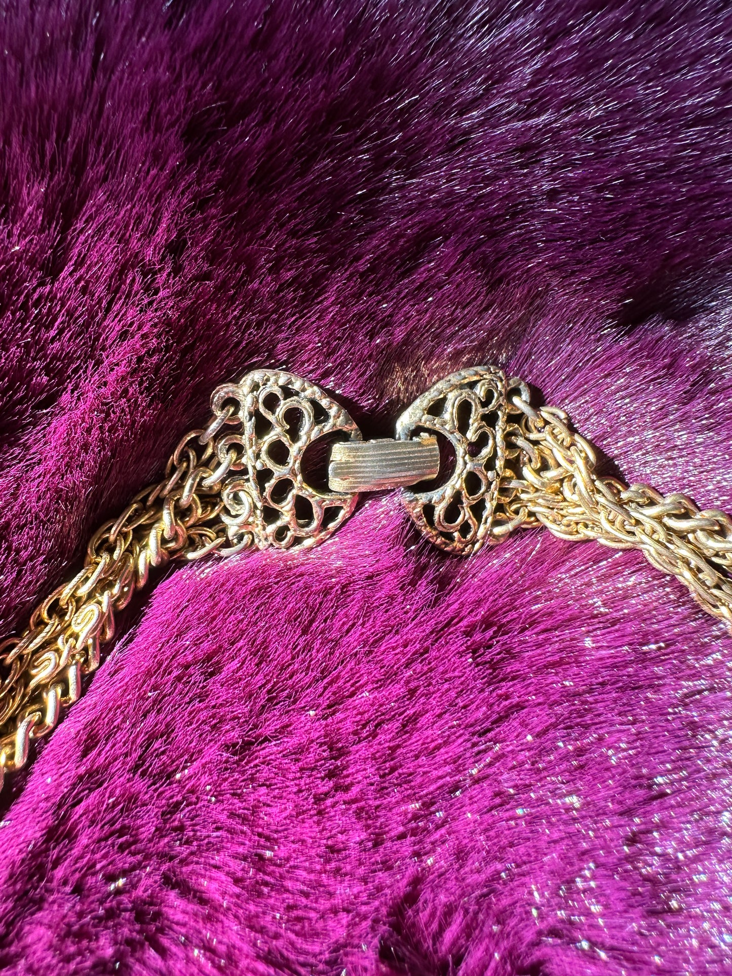 Vintage Intaglio Multi-Strand Necklace